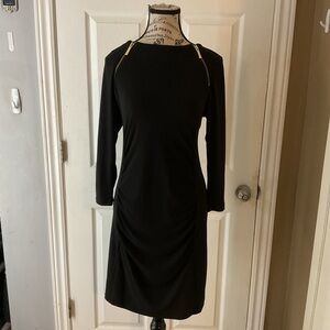 Michael Kors Black Long Sleeve Dress